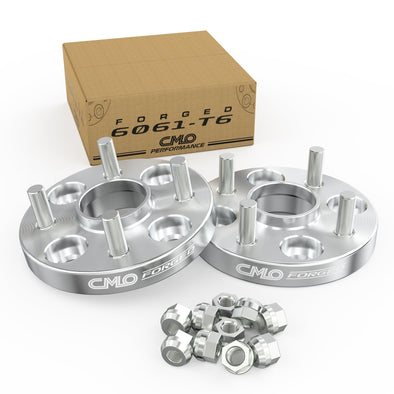 Customadeonly 4x100 Forged Hubcentric Wheel Spacers 20mm (2pcs) Compatible for Honda Civic, Accord, CRX, Fit, Prelude, Integra, Insight, Mirage (56.1mm Center Bore, M12x1.5 Studs)
