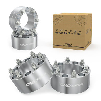 6x5.5 Wheel Spacers Forged 3 Inch (75mm) Compatible For GMC Jimmy C15 K15 K1500 K1500 Suburban, Chevy Blazer K1500, For Jeep Cherokee, International Scout (4pc 108mm 7/16-20 Studs) 6x139.7 Spacer