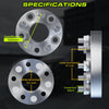 Customadeonly 5x100 Forged Hubcentric Wheel Spacers 50mm (2 Inch) (2pcs) – Compatible for PT Cruiser, Sunfire, Sebring, Grand Am, Cavalier, Century, Skylark (57.1mm CB, M12x1.5 Studs)
