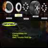 2 Pieces 1/4" Lug Centric Wheel Spacers Dual Pattern Custom CNC 8x165.1 8x6.5 8x170 Compatible for Chevy GMC Trucks Pick Up