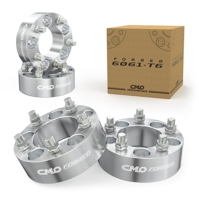 Customadeonly Forged 5x4.75 Wheel Spacers 50mm (4pcs, 2", 87.1mm Bore, M14x1.5 Studs) Compatible with Camaro, Spacer for Range Rover Discovery 5x120.7 Lug Centric Hubs