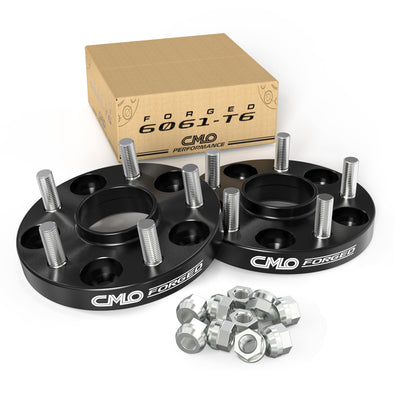 20mm Hubcentric Black Wheel Spacers 5x4.5 Compatible for Ford Explorer Mustang Edge Ranger Crown Victoria, for Aviator Town Car, for B2500 B3000 B4000 Pick up (2pcs 70.3mm 1/2-20 Threads)