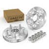 Customadeonly [Forged] 5x112 Hub Centric Wheel Spacers 1" (25mm) | 57.1mm Hub Bore | M14x1.5 Studs | 2pcs T6 Aluminum with Hub Lip for Audi VW
