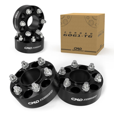 Customadeonly 6x135 Wheel Spacers for F150,Black (2 Inch) Hubcentric 6 Lug Wheel Adapters for Expedition F-150 2015-2023, Navigator 2015-2023 with M14x1.5 Studs(4pcs 87.1mm Hub Bore)