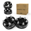 Customadeonly 50mm (2 Inch) 6x135 Hubcentric Black Wheel Spacers (with Lip) Compatible for Ford F-150 Expedition 2004-2014, Mark LT 2006-2008, Navigator 2003-2014 (4pcs 87.1mm M14x2.0)