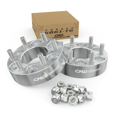 Customadeonly 6x127 (6x5) Forged Wheel Spacers 38mm (1.5 Inch) – Compatible for Chevy Trailblazer 2002–2009, SSR 2004–2006, GMC Envoy 2003–2009 – 2pc Set, 78.1mm Bore, M12x1.5 Studs