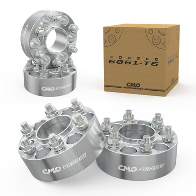Customadeonly 6x139.7 (6x5.5) Forged Wheel Spacers 2" (50mm) – 4-Pack Hubcentric 77.8mm Bore – M14x1.5 Studs – Fits Ram 1500 2019–2022, Titan XD, Armada, QX80, Wagoneer (Excl. Classic)