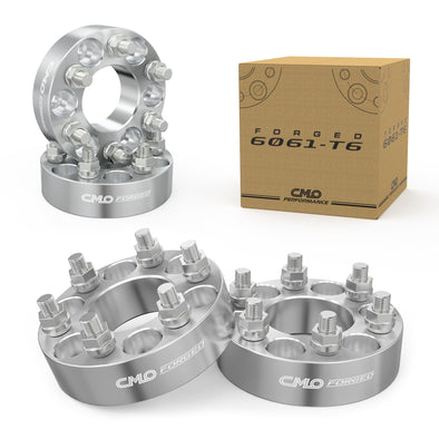 Customadeonly Forged 6x139.7 (6x5.5) to 6x127 (6x5) Forged Wheel Adapters 38mm (1.5 Inch) – Compatible for Chevy with 6x5.5 Hubs to Fit 6x5 Rims – 4pc Set, 78.3mm Bore, M12x1.5 Studs