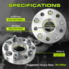 Customadeonly Forged 5x4.75 to 5x115 Wheel Adapters 25mm (1 Inch) Anodized Hubcentric 70.3mm to 71.5mm Bore M14x1.5 Studs (2pcs) – Bolt Pattern Conversion – Stud Trimming May Be Required