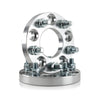 Customadeonly Forged 5x108 to 5x114.3 Wheel Adapters 25mm (1 Inch) Hubcentric Without Lip 63.4mm Bore M12x1.5 Studs (4pcs) – Anodized Conversion Kit – 5x4.25 to 5x4.5 Adapters