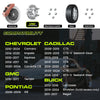 Customadeonly 5x120 Wheel Spacers for 2010-2024 Camaro,2014-2020 Impala, 2020-2024 Corvette C8, 2008-2019 CTS (4pcs 15mm Thick) 5x4.72 66.9mm Bore M14x1.5 Studs -Trimming Factory Studs May Required