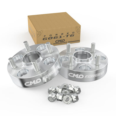 Customadeonly 4x100 Forged Hubcentric Wheel Spacers 30mm (2pcs) – Compatible for Miata, 124 Spider, Corolla, Echo, MR2, xA, xB, iA, Rio, Spectra (54.1mm Center Bore, M12x1.5 Studs)