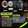 Customadeonly Forged 5x4.75 Wheel Spacers 25mm (4pcs, 1", 87.1mm Bore, M14x1.5 Studs) Compatible with Camaro, Spacer for Range Rover Discovery 5x120.7 Lug Centric Hubs
