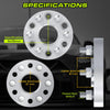 Customadeonly 6x135 Wheel Spacers for F150,Hubcentric (2.5 Inch Thick) 6 Lug Wheel Adapters for Expedition F-150 2015-2023, Navigator 2015-2023 with M14x1.5 Studs(4pcs 87.1mm Hub Bore)