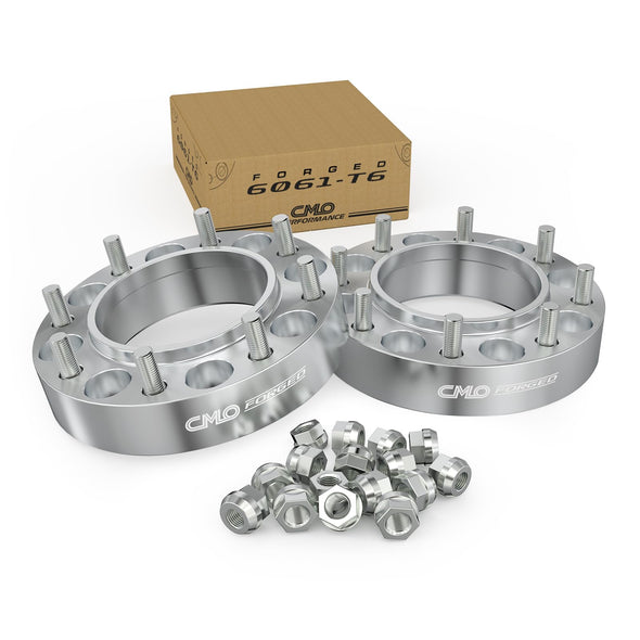 Customadeonly Hubcentric Wheel Spacers 8x170 Compatible for Ford F-250 Super Duty 1999-2002, F-350 Super Duty 1999-2002, Excursion 2000-2002 (2pc M14x2.0 Stud) Truck Spacer for Front Hub Only