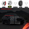 4x108 Forged Wheel Spacers 50mm (2 Inch) Compatible For Ford Contour 1995-2000, Escort 1981-1989, Focus 2000-2007, Tempo 1984-1994, Compatible Mercury Cougar 1980-1985 1999-2002 (2pc 73.1mm M12x1.5)