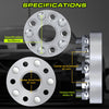 50mm (2 Inch) Hubcentric 5x135 Wheel Spacers Compatible For Ford F150 1997-1999 , Expedition 1997-1999, Compatible For Lincoln Navigator 1998-1999 (2pcs 87mm M12x1.75) Rim Spacer SUV Truck