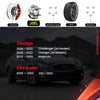 25mm (1 Inch) Hubcentric Black Wheel Spacers 5x115 Compatible For Dodge Charger 2006-2022, Challenger 2008-2022, Magnum 2005-2008, Compatible For Chrysler 300c 2005-2022 (2pcs 71.6mm M14x1.5) Spacer