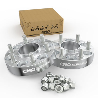 Customadeonly 6x139.7 (6x5.5) Forged Wheel Spacers 1.25" (32mm) – 2-Pack Hubcentric 77.8mm Bore – M14x1.5 Studs – Fits Ram 1500 (2019–2022), Titan XD, Armada, Wagoneer, QX80 – Trim Studs if Needed
