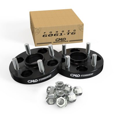 Customadeonly 4x100 Forged Hubcentric Wheel Spacers 20mm Black (2pcs) Compatible for Miata, 124 Spider, Corolla, Echo, MR2, xA, xB, iA, Rio, Spectra (54.1mm Center Bore, M12x1.5 Studs)