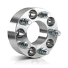 Customadeonly 5x5.5 to 5x4.5 Wheel Adapters, 2pcs 2" Thick (Center Bore 88mm, M12x1.5 Studs) Enable 5x5.5 (5x139.7) Hub to Mount 5x4.5 (5x114.3) Wheel - 5x139.7 to 5x114.3