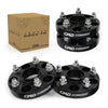 Customadeonly 5x108 Wheel Spacers 25mm (1 Inch) Forged Hubcentric Black Compatible with Ford Fusion, Jaguar F-Type XF XJ XK XE S-Type X-Type, Lincoln LS MKZ MKC Continental (4pcs, 63.4mm, M12x1.5)