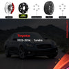 Customadeonly 6x139.7 Forged Wheel Spacers 1 Inch (25mm) Black Anodized Hub Centric – Compatible for Toyota Tundra 2022–2024 – 95.1mm Bore M14x1.5 – 4 Pieces