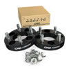 4x108 Forged Wheel Spacers Black 25mm (1inch) Compatible For Ford Contour 1995-2000, Escort 1981-1989, Focus 2000-2007, Tempo 1984-1994, Compatible Cougar 1980-1985 1999-2002 (2pc 73.1mm M12x1.5)