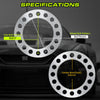 2 Pieces 1/4" Lug Centric Wheel Spacers Dual Pattern Custom CNC 8x165.1 8x6.5 8x170 Compatible for Chevy GMC Trucks Pick Up