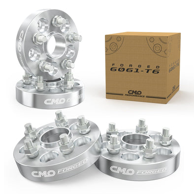 4pcs 1.25" Forged 5x114.3 Hubcentric Wheel Spacers (67.1mm CB) Compatible with Genesis Tiburon Veloster Optima Soul Mazda 3 5 6 CX-7 Miata MX-6 RX-7 RX-8 Compass Patriot Evo8 9 10 Eclipse Fusion