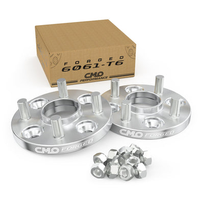 Customadeonly 4x100 Forged Hubcentric Wheel Spacers 15mm (2pcs) Compatible for Honda Civic, Accord, CRX, Fit, Prelude, Integra, Insight, Mirage (56.1mm Center Bore, M12x1.5 Studs)