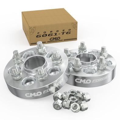 2pcs 1.25" Forged 5x114.3 Hubcentric Wheel Spacers (67.1mm CB) Compatible with Genesis Tiburon Veloster Optima Soul Mazda 3 5 6 CX-7 Miata MX-6 RX-7 RX-8 Compass Patriot Evo8 9 10 Eclipse Fusion