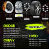Customadeonly Forged 8x6.5 (8x165.1) Hubcentric Wheel Spacers 1.5 Inch (2pcs) – 121mm Bore, 9/16" Studs – Fits 1994–2012 Ram 2500 3500 Front Axle Only – Not for Dually