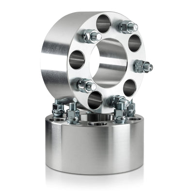 Customadeonly Forged 5x5.5 (5x139.7) Wheel Spacers 75mm (3 Inch) Lug Centric (2pcs, 1/2"-20 RH Studs) Compatible with Ford E100 E150 Econoline, Bronco, Ram 1500