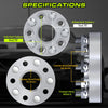 Customadeonly Forged 5x4.75 Wheel Adapters 1.5" (38mm) Hubcentric 70.3mm to 66.9mm Bore Fit Newer Chevy Wheels with Smaller Center Bore Compatible with 5x120.7 Hubs (2pcs, M12x1.5 Studs)