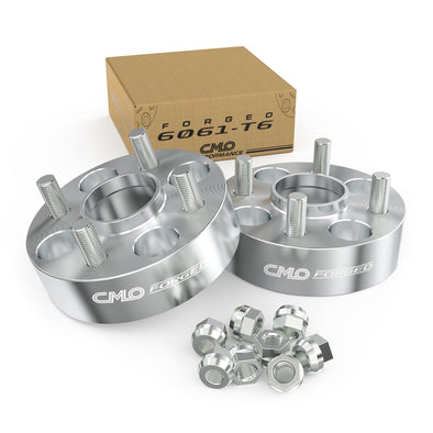 Customadeonly 4x100 Forged Wheel Spacers 1.5" (38mm) Hubcentric with Lip 57.1mm Bore 12x1.5 Studs (2pcs) – Compatible for Chevette Cobalt Neon Charger G5 Ion Colt Rampage SC