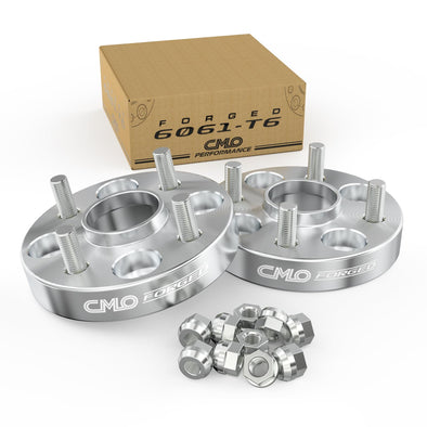 Customadeonly 4x108 Forged Hubcentric Wheel Spacers 25mm (1 Inch) (2pcs) – Compatible for Ford Contour, Escort, Focus, Fusion, Mercury Cougar (63.4mm Center Bore, M12x1.5 Studs)