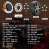 Customadeonly 5x120 to 5x130 Wheel Adapters (4pcs 25mm) Center Bore 72.6mm M12x1.5 Studs -Compatible for BMW 5x120 Hub with 72.6 Bore to Mount 5x130 Wheels -1.0" Thick