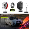 5mm (3/16 Inch) Hubcentric Black Wheel Spacers 5x114.3 5x100 Compatible For Subaru WRX STI 2013-2022 Outback Legacy 2015-2022, WRX 2015-2022 Forester 2018-2022, Ascent 2019-2022 (2pc 56.1mm M12x1.25)