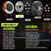 Customadeonly 5x114.3 Wheel Spacers for RSX RL CL TL Prelude CRV MDx Pilot S2000 NSX Accord Element TSx, Hubcentric 64.1mm Bore M12x1.5 Studs (15mm Thick 4pcs) Trimming Factory Stud May Be Required