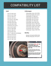 25mm (1 Inch) Hubcentric Wheel Adapters 5x112 to 5x114.3 (Hub to Wheel),Center Bore 57.1mm to 56.1mm (Hub to Wheel) Compatible for Audi and VW Models with 57.1mm Bore Only (4pc M12x1.5 Studs