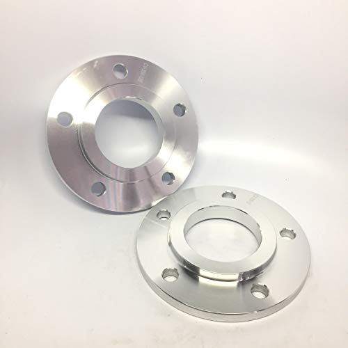 Customadeonly 2 Pieces 0.47" 12mm Hub Centric Wheel Spacers No Lip (Change Center BORE) 5x5.5 5x139.7 77.8 to 108mm Center Bore Thread Pitch 9/16"