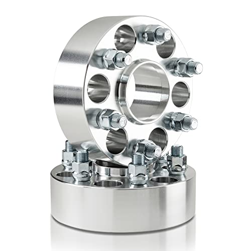 Customadeonly 2 Pieces 2" Hub Centric Wheel Adapters w/Lip (Change Bolt Pattern) 6x5 to 6x120 or 6x127 to 6x120 Center Bore 78.1 to 66.9 12x1.5 Studs